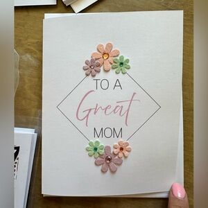 Hand Crafted Floral Mother’s Day Cards